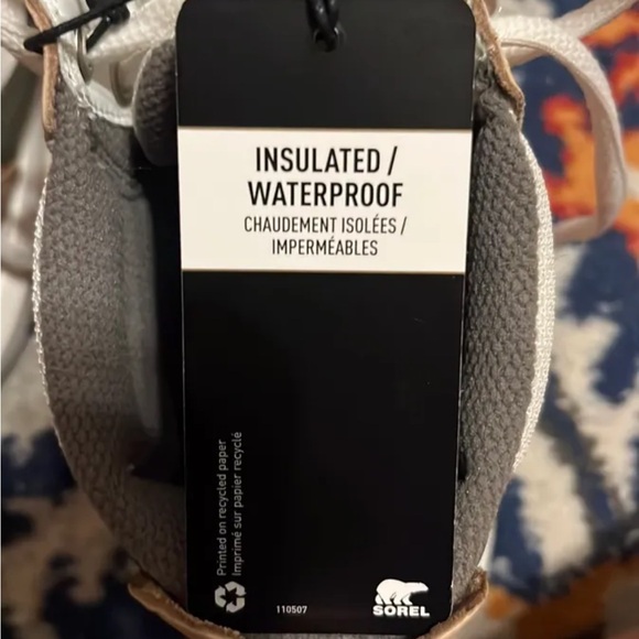 Sorel Cream and Orange High-Top Sneakers - Picture 5 of 5